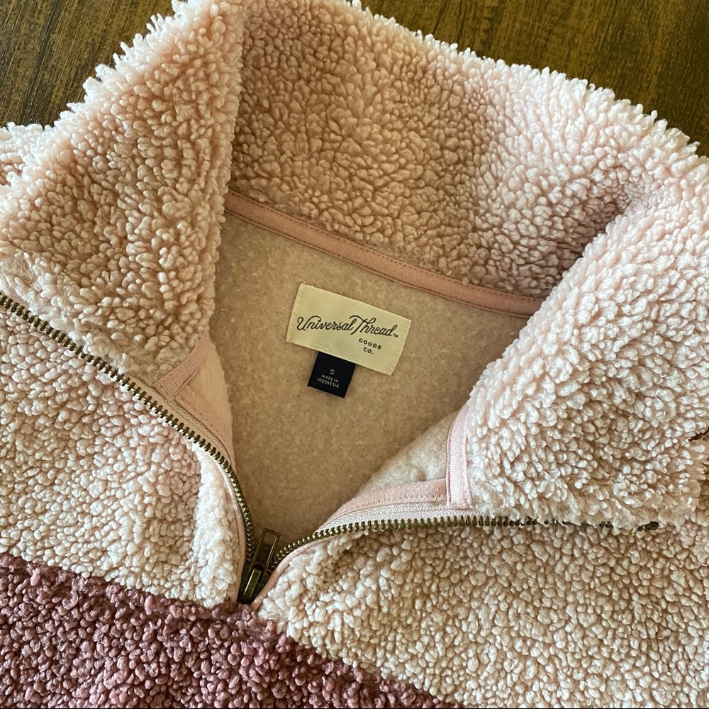 Universal Thread Teddy Bear Colorblock Sweater - image 3